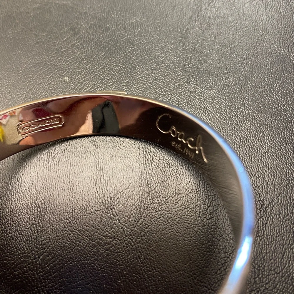 Coach Silver Monogram Bracelet